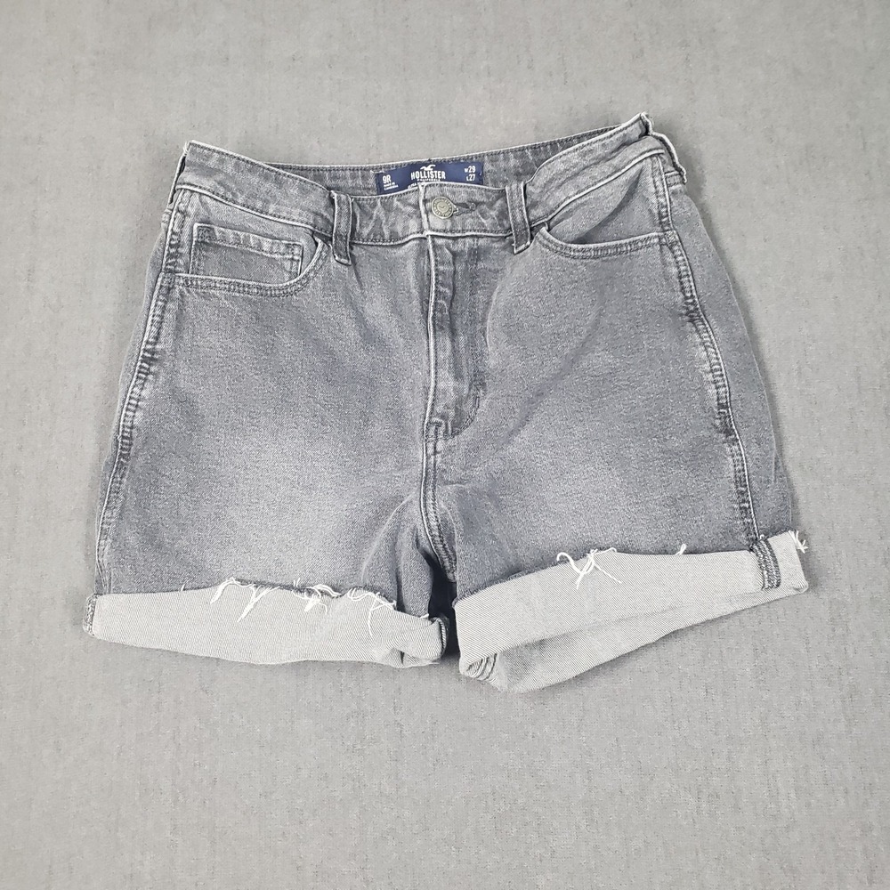 Hollister Jeans Shorts Womens Size 29 Ultra High Rise Mom Jean Cut Offs